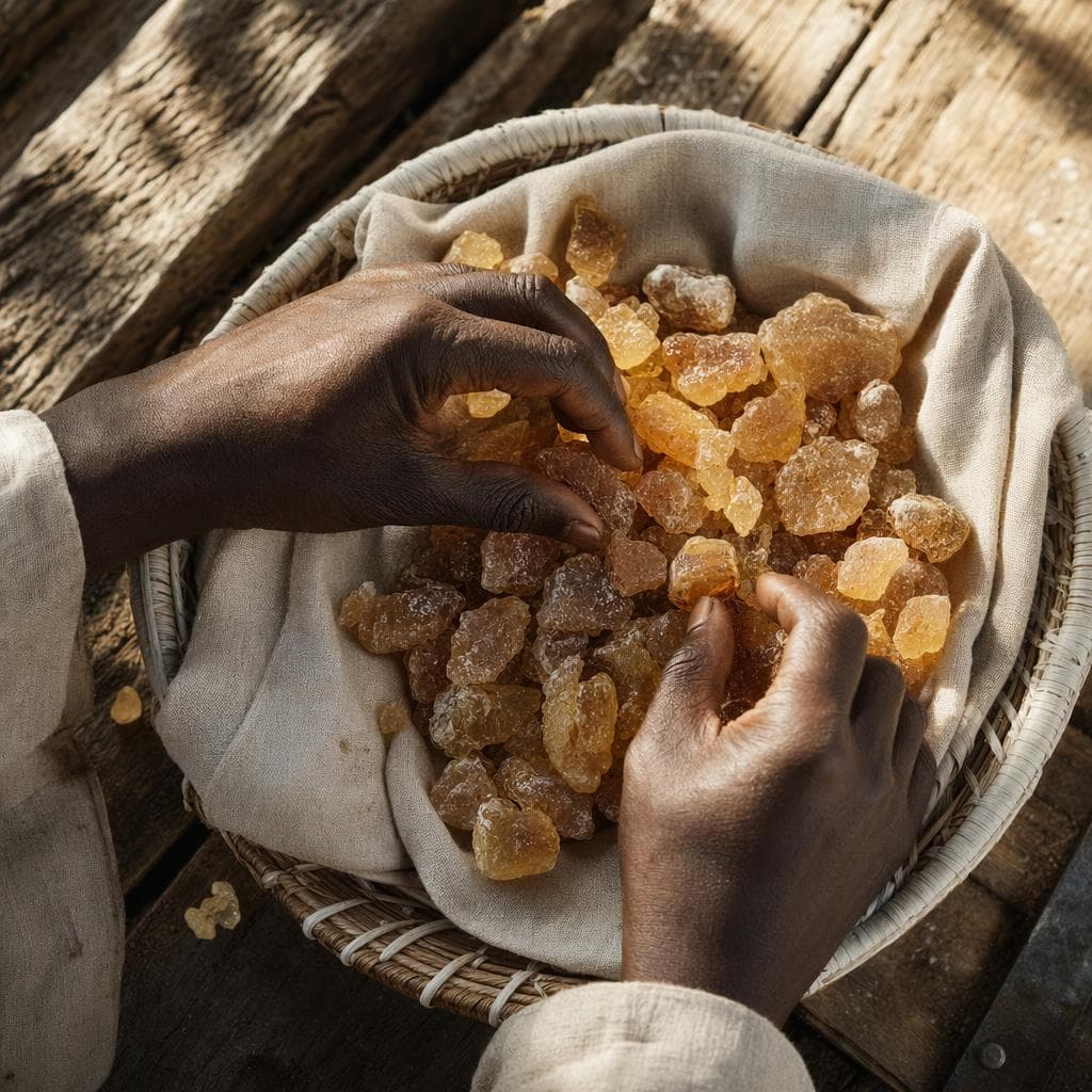 Gomme d'acacia Perle – Sifting
